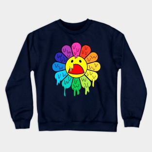 Takashi Murakami Flower Rainbow Crewneck Sweatshirt